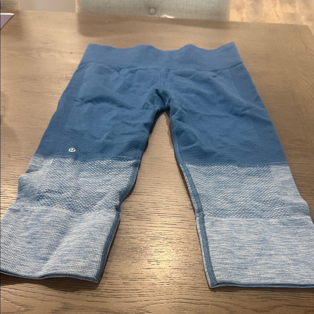 lululemon athletica Kids Two-Tone Blue Leggings